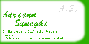 adrienn sumeghi business card